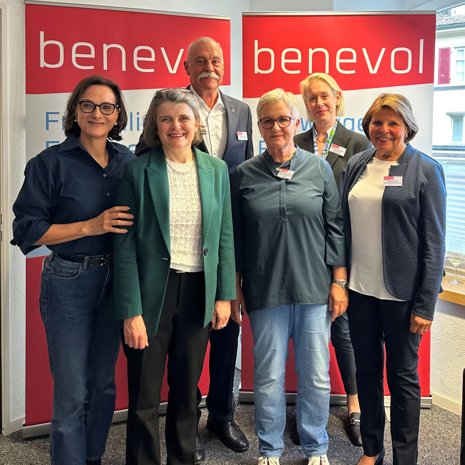 Regierungsrätin K. Schweizer am Jubiläumsfest von benevol BL