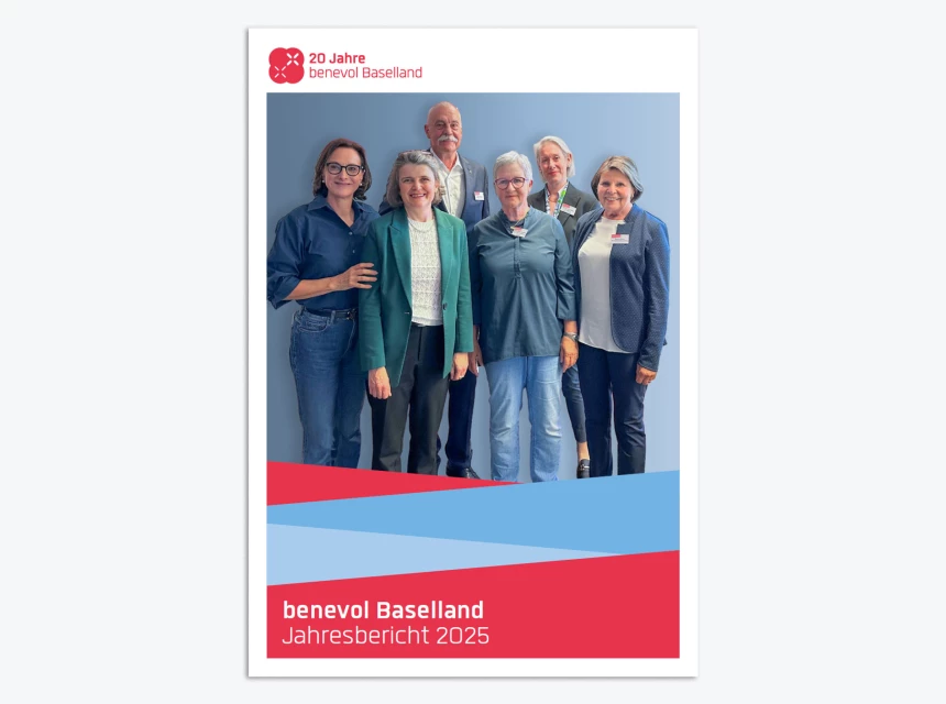 Jahresbericht benevol baselland 2025 - 20 Jahre benevol baselland